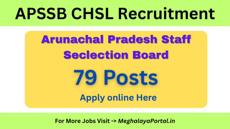 APSSB CHSL Recruitment 2025: 79 LDC, DEO, and Other Posts