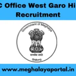 DC West Garo Hills District Recruitment 2026 – Apply Online for 96 Posts