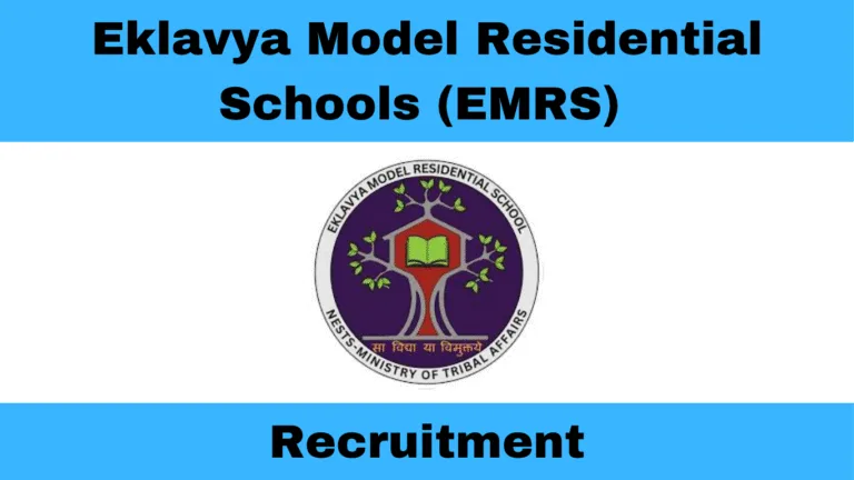 EMRS Recruitment 2025 – Apply Online for 7267 Teaching and Non-Teaching Posts