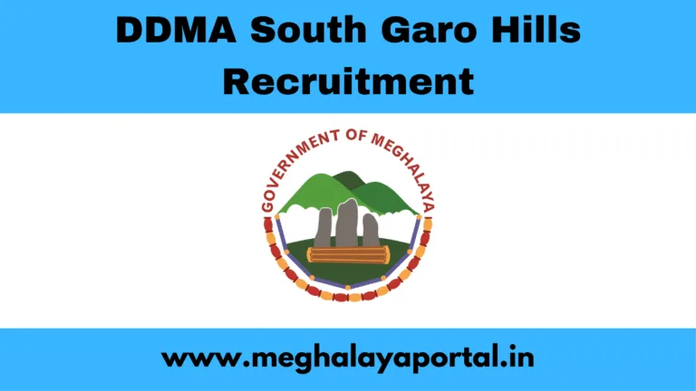 DDMA South Garo Hills Recruitment 2025 – Apply for Account Assistant, Data Entry Operator & Peon-cum-Driver Posts