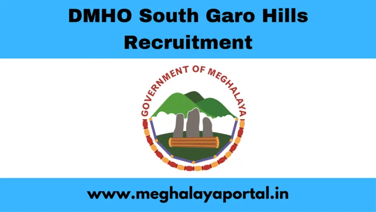 DMHO South Garo Hills Recruitment 2025 – Apply for 3 Medical Officer Posts