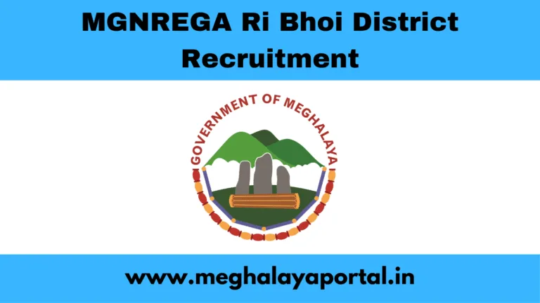 MGNREGA Ri Bhoi District Recruitment 2025 – Apply for Block Technical Assistant Post