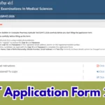 GPAT Application Form 2026 Out: Apply Online for M.Pharm Admission at natboard.edu.in