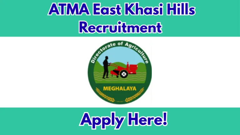 ATMA East Khasi Hills Recruitment 2026 – Computer Programmer/Operator Vacancy