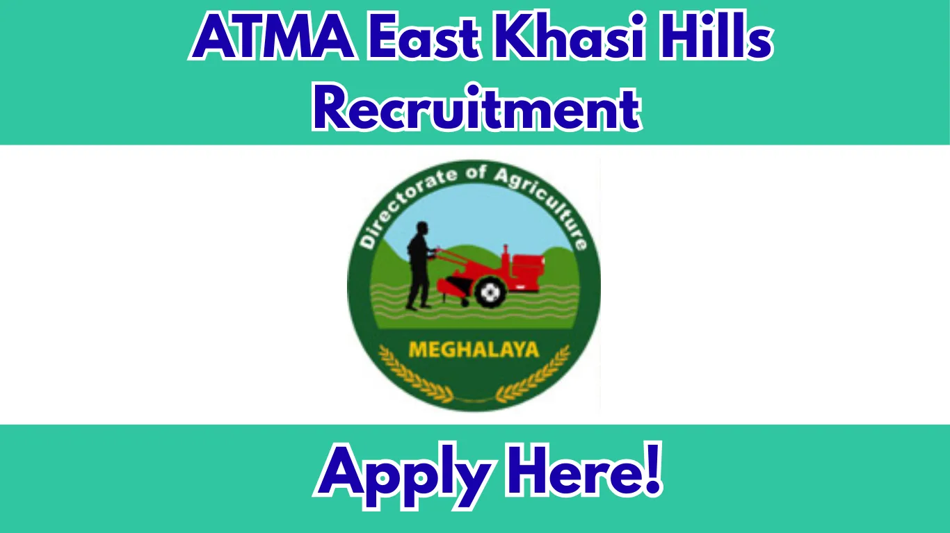 ATMA East Khasi Hills Recruitment 2026 – Computer Programmer/Operator Vacancy