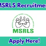 MSRLS Recruitment 2026: Apply for Village Social Audit Resource Person Posts