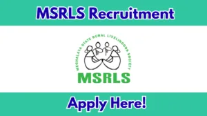 MSRLS Recruitment 2026: Apply for Village Social Audit Resource Person Posts