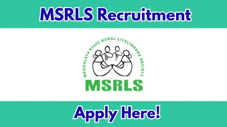 MSRLS Recruitment 2026: Apply for Village Social Audit Resource Person Posts
