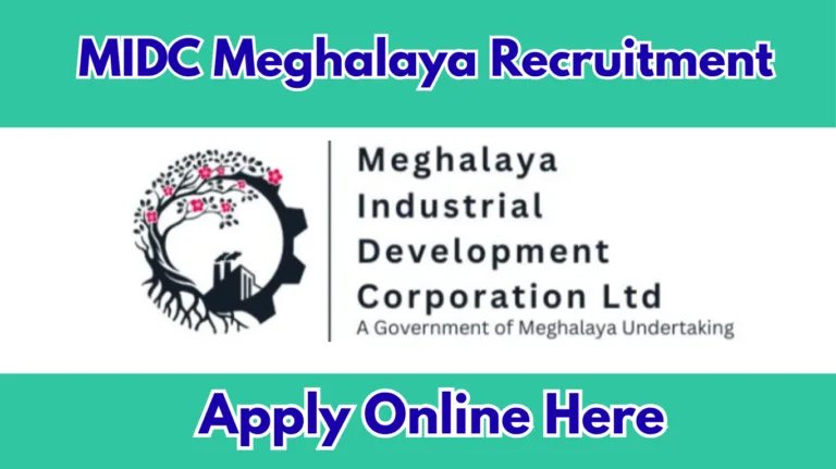 MIDC Meghalaya Recruitment