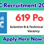 NIC Recruitment 2026 – Apply Online for 619 Scientist-B & Technical Assistant Posts