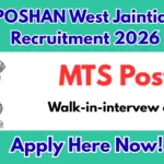 PM POSHAN West Jaintia Hills Recruitment 2026 – Multi-Tasking Assistant Vacancy