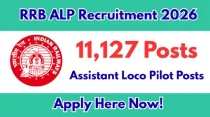 RRB ALP Recruitment 2026 – Apply for 11,127 Assistant Loco Pilot Posts