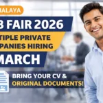 Job Fair 2026 Mairang – Multiple Private Company Vacancies