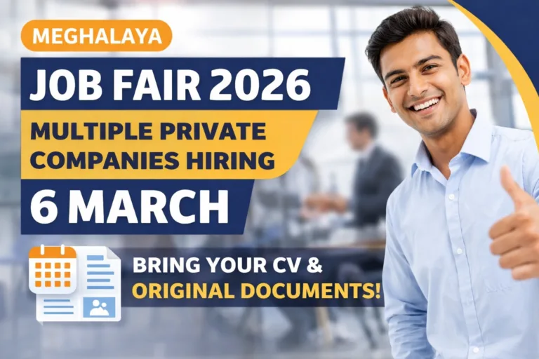 Job Fair 2026 Mairang – Multiple Private Company Vacancies