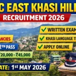 DSC East Khasi Hills Recruitment 2026 – Apply Online for 17 Posts