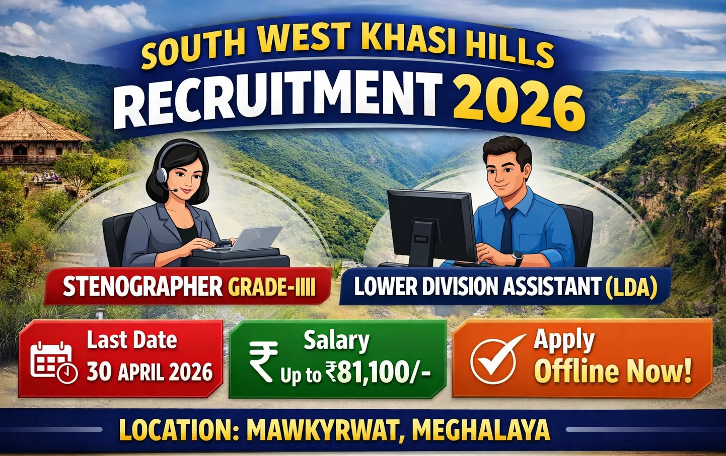 DSPC South West Khasi Hills Recruitment 2026