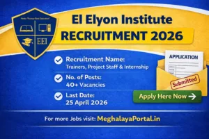 El Elyon Institute Recruitment 2026 – Apply for 49 Trainers, Project Staff & Internship