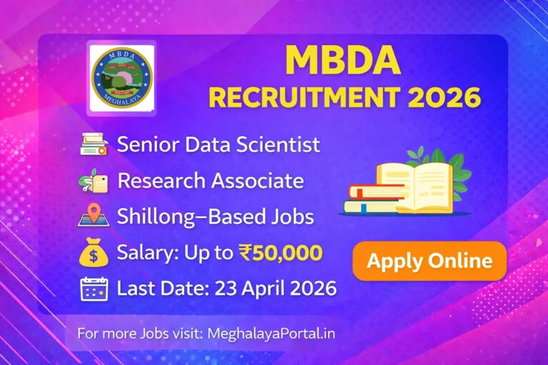 MBDA Recruitment 2026 – Apply Online for Data Scientist & Research Associate Posts