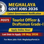 Meghalaya MPSC Recruitment 2026 – Apply Online for Tourist Officer & Draftsman Posts