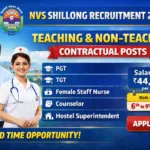 NVS Shillong Recruitment 2026 – Teaching & Non-Teaching Posts